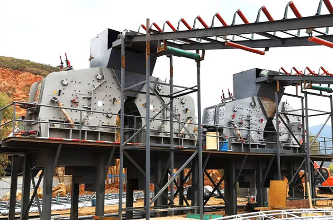 反擊破碎機使用現場