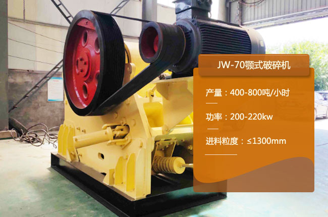 JW-70鄂式粗碎機,JW-70鄂式碎石機