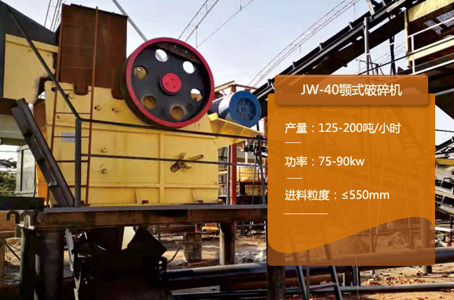 JW-40鄂破,JW-40顎式粗碎機