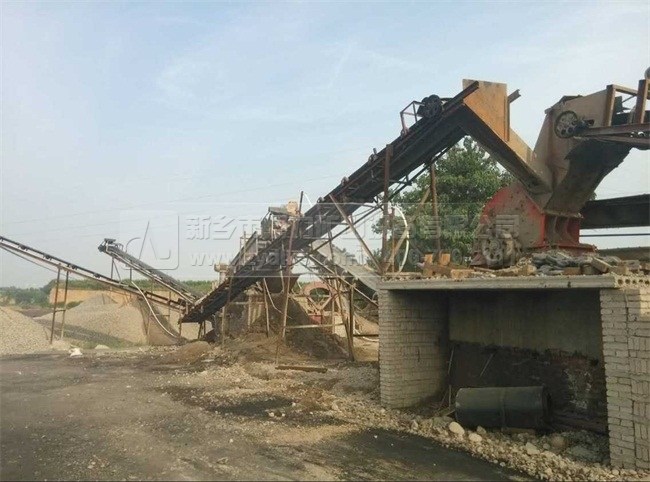 陜西三原時產100噸河卵石制砂機