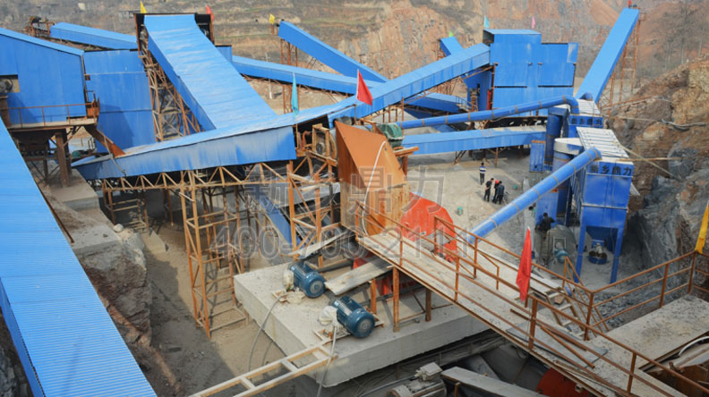 重慶時(shí)產(chǎn)700噸環(huán)保石料廠