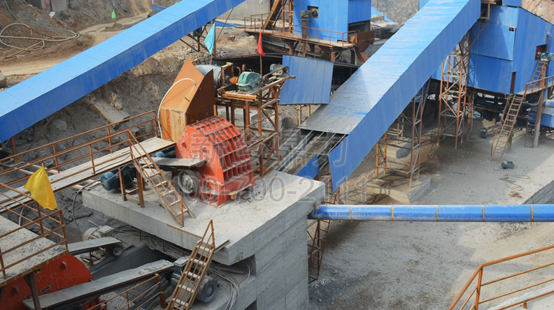 重慶時(shí)產(chǎn)700噸環(huán)保石料廠