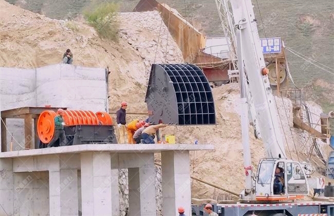 石料生產線設備安裝