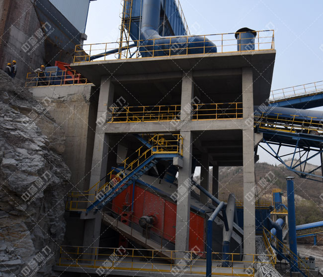 安陽中聯(lián)水泥時產1500噸骨料生產線 安陽中聯(lián)水泥時產1500噸骨料生產線