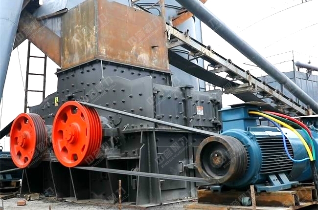 石灰石制砂機使用現場