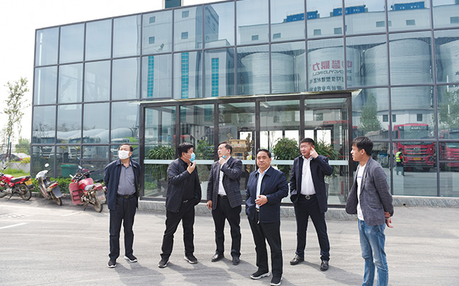 平頂山市石龍區考察團蒞臨中譽鼎力調研