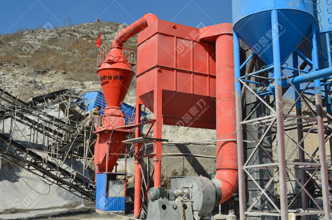 輝綠巖碎石生產(chǎn)線除塵設(shè)計